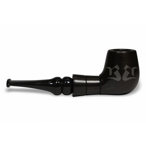 Cachimbo Bertoldi New Rose Preto com Filtro 9mm